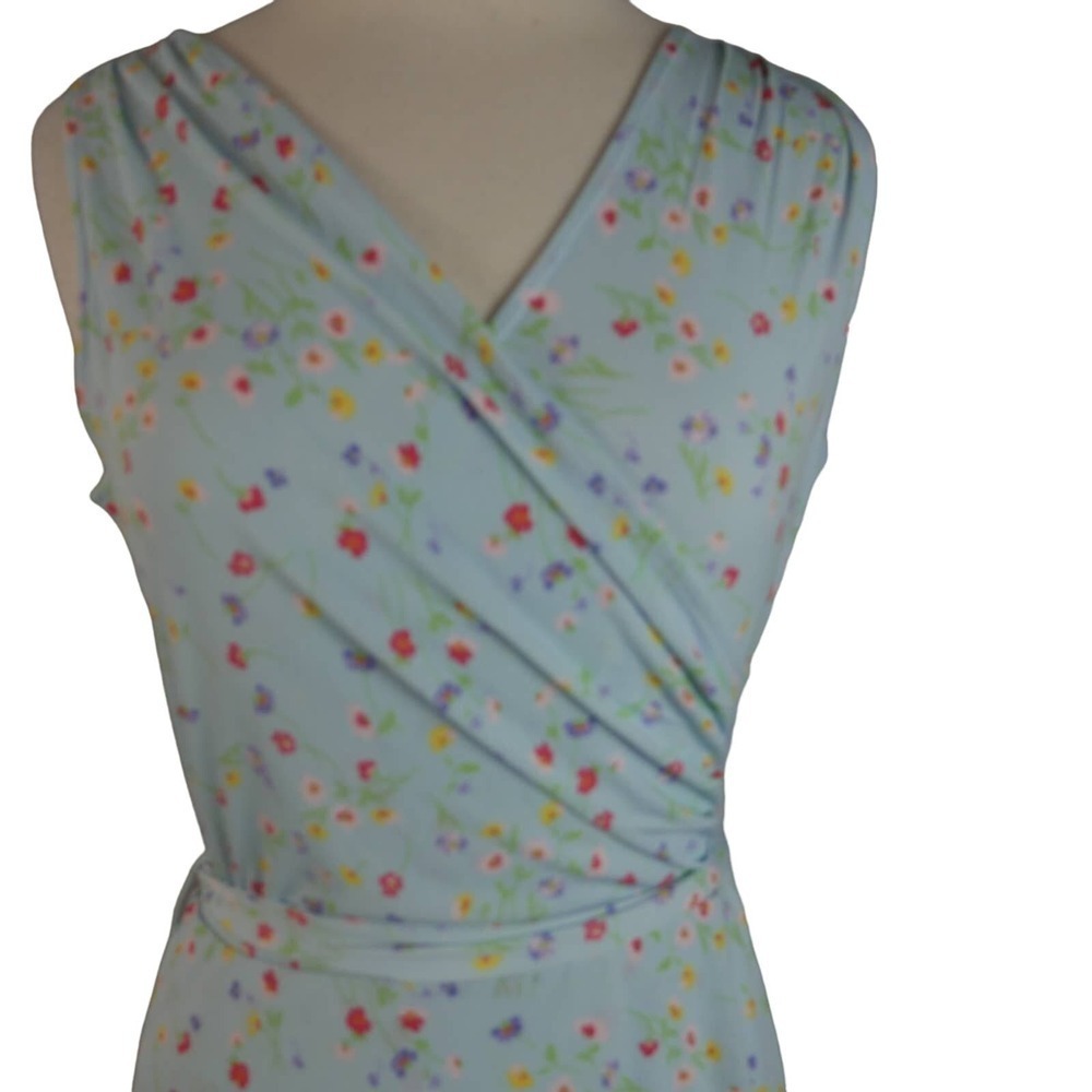 DO NOT BUY Stitch Fix 41 Hawthorn NWT Kaylee Blue Floral Surplice OUT OF STOCK - Picture 5 of 11
